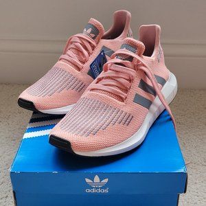 Womens Adidas Swift Run Pink/Grey Size 9.5M
